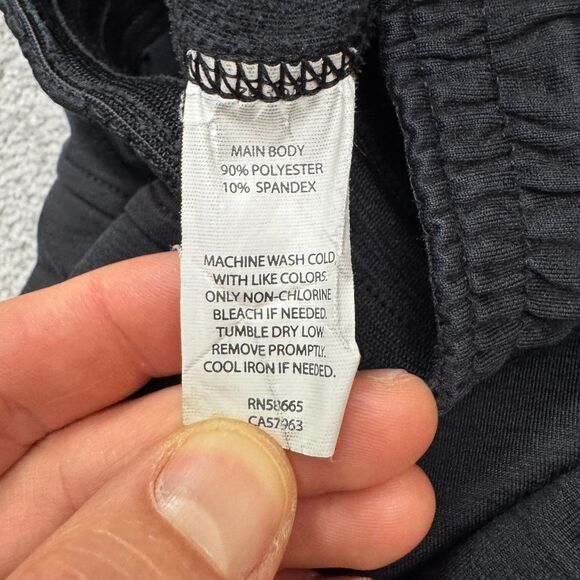 Zella Jogger Pants Womens Medium Black Zip Pocket Elastic Wasit Tapered Active - Picture 9 of 15